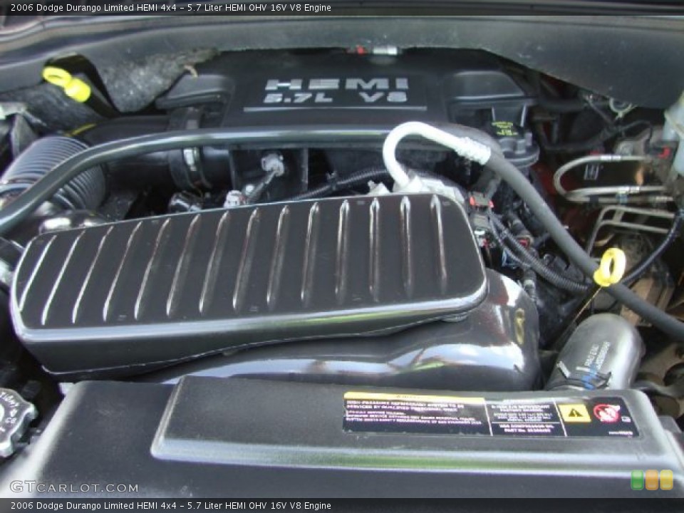5.7 Liter HEMI OHV 16V V8 Engine for the 2006 Dodge Durango #53392346
