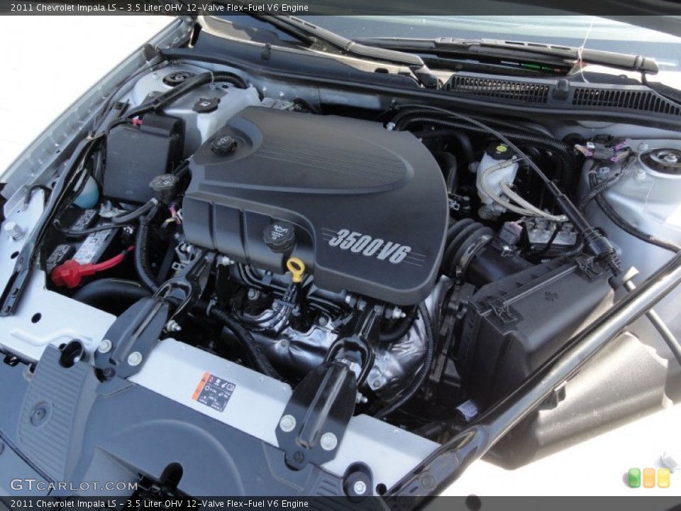 3.5 Liter OHV 12-Valve Flex-Fuel V6 Engine for the 2011 Chevrolet Impala #53393690