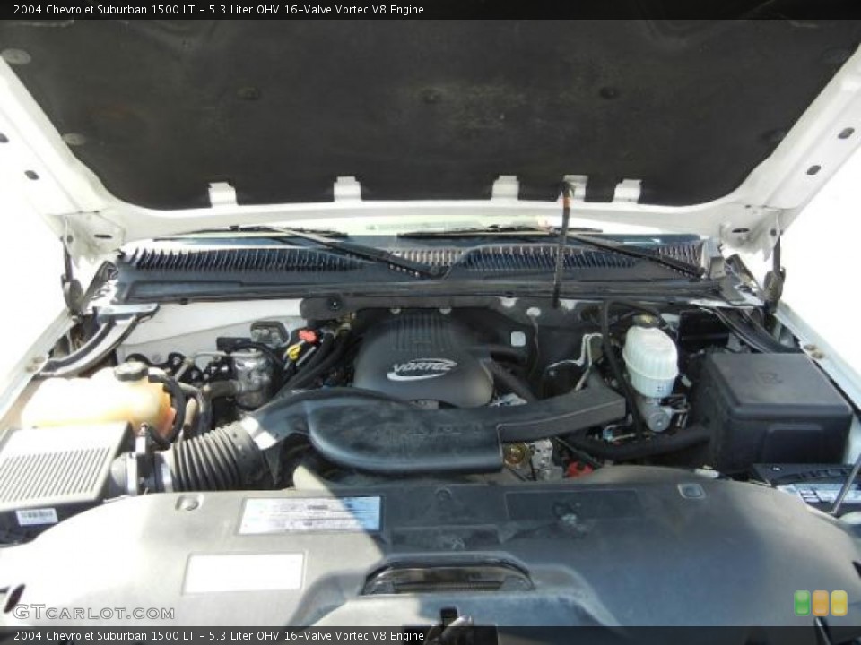 5.3 Liter OHV 16-Valve Vortec V8 Engine for the 2004 Chevrolet Suburban #53394791