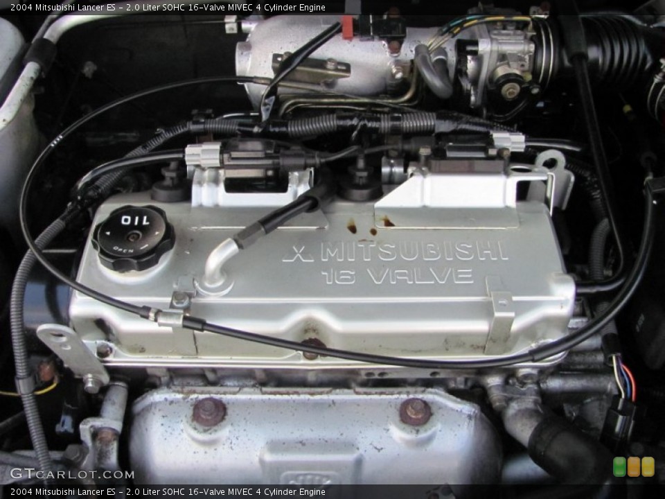 2.0 Liter SOHC 16-Valve MIVEC 4 Cylinder Engine for the 2004 Mitsubishi Lancer #53396921
