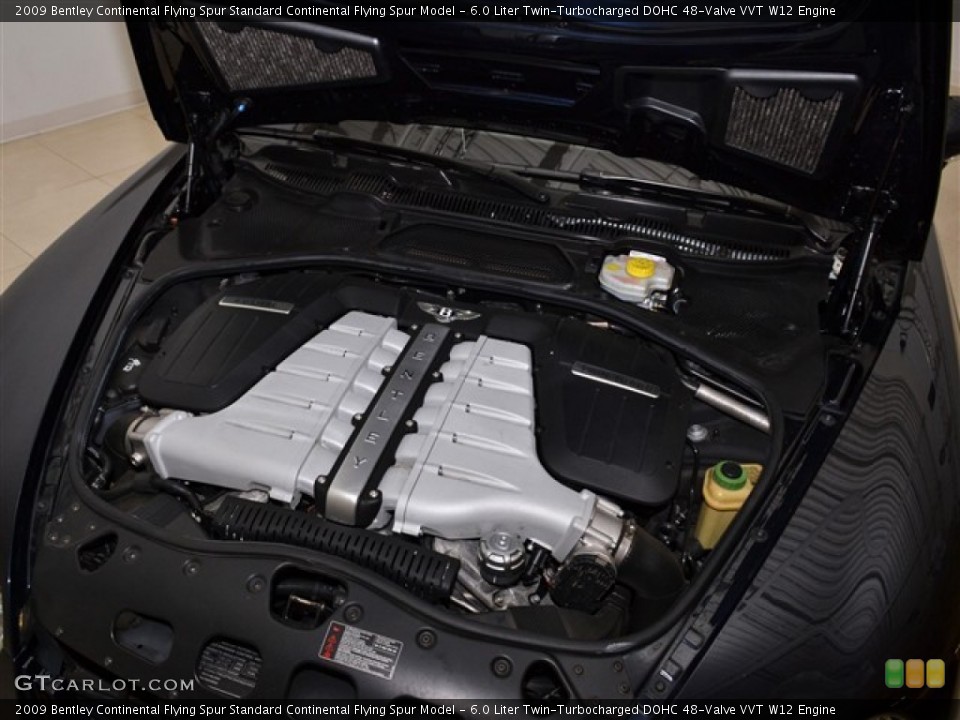 6.0 Liter Twin-Turbocharged DOHC 48-Valve VVT W12 Engine for the 2009 Bentley Continental Flying Spur #53397881