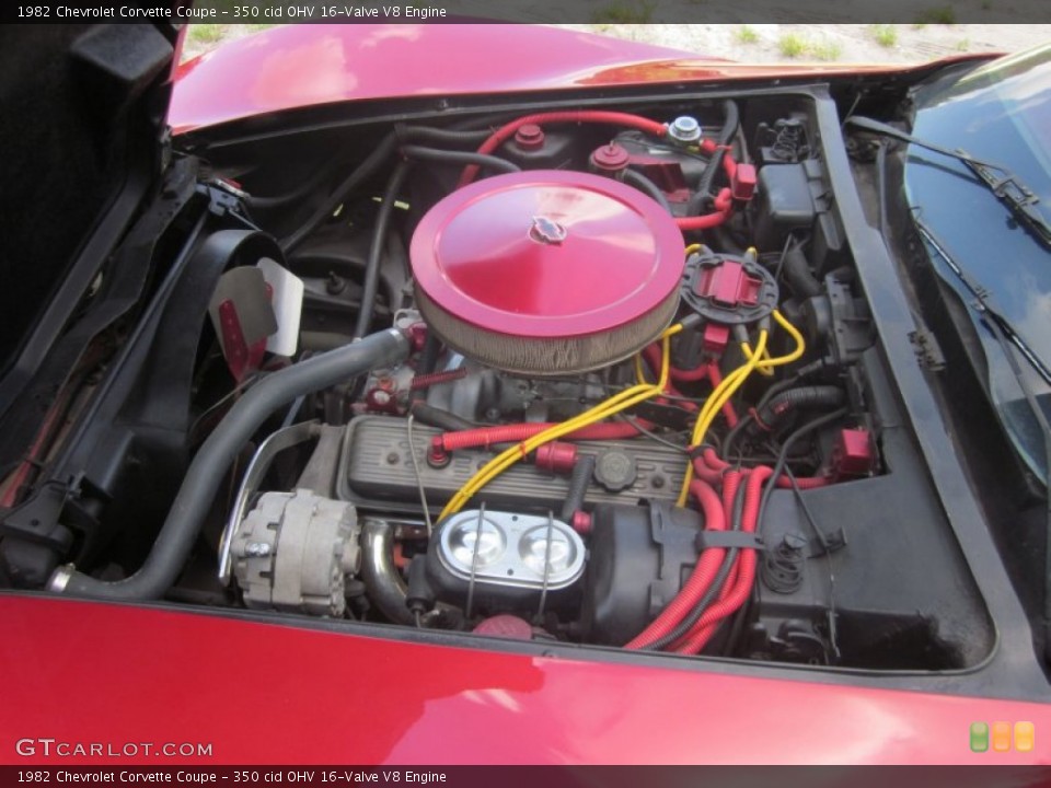 350 cid OHV 16-Valve V8 Engine for the 1982 Chevrolet Corvette #53398658