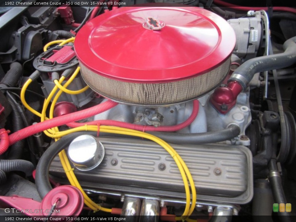 350 cid OHV 16-Valve V8 Engine for the 1982 Chevrolet Corvette #53398681