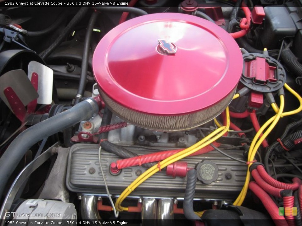 350 cid OHV 16-Valve V8 Engine for the 1982 Chevrolet Corvette #53398694
