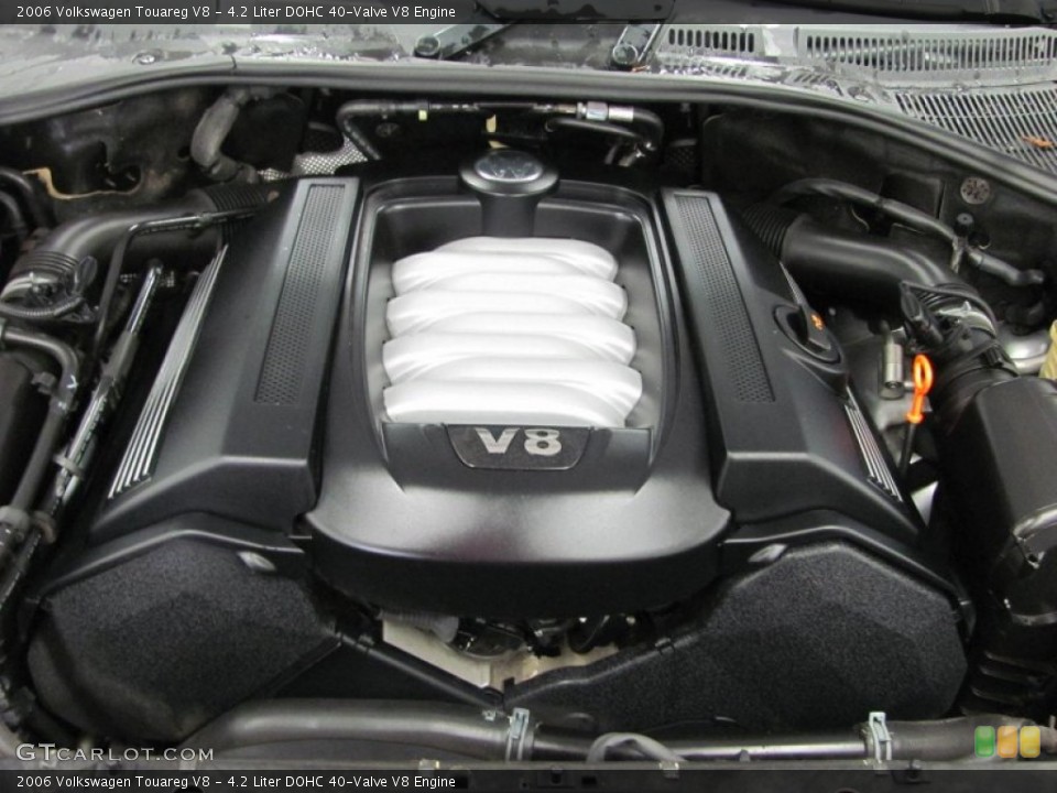 4.2 Liter DOHC 40-Valve V8 Engine for the 2006 Volkswagen Touareg #53405762