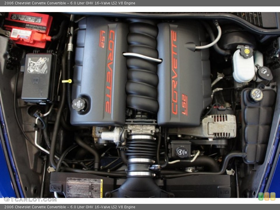 6.0 Liter OHV 16-Valve LS2 V8 Engine for the 2006 Chevrolet Corvette #53406968