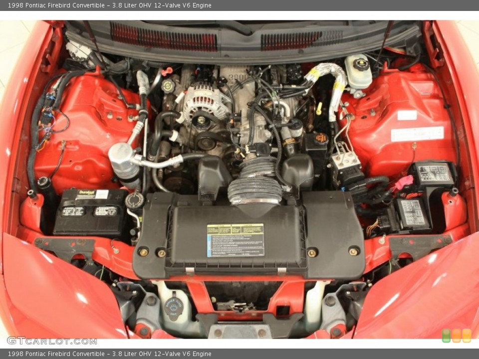3.8 Liter OHV 12-Valve V6 Engine for the 1998 Pontiac Firebird #53407289