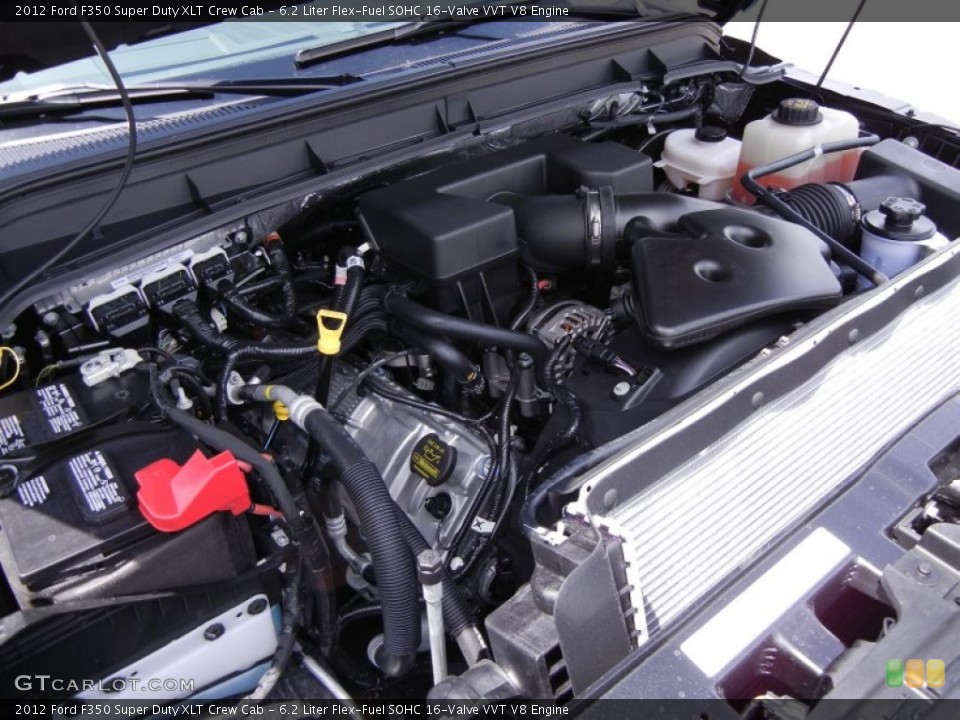6.2 Liter Flex-Fuel SOHC 16-Valve VVT V8 Engine for the 2012 Ford F350 Super Duty #53412051