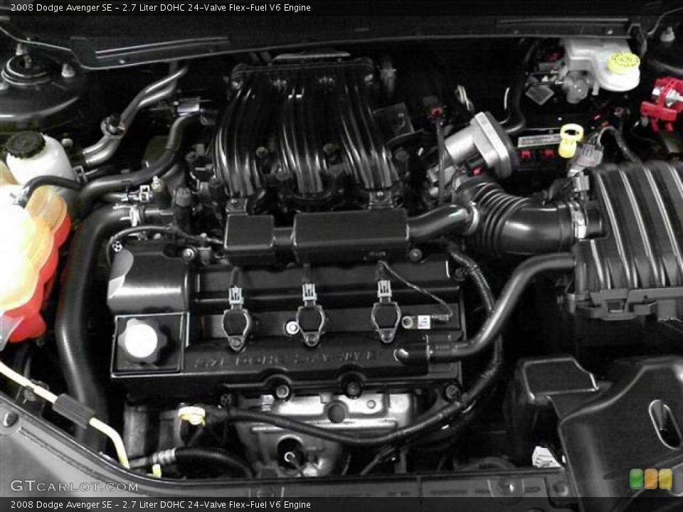 2.7 Liter DOHC 24-Valve Flex-Fuel V6 Engine for the 2008 Dodge Avenger #53428615