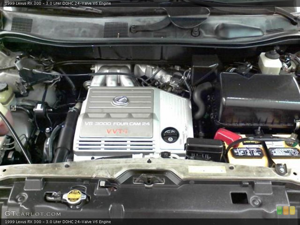 3.0 Liter DOHC 24-Valve V6 1999 Lexus RX Engine