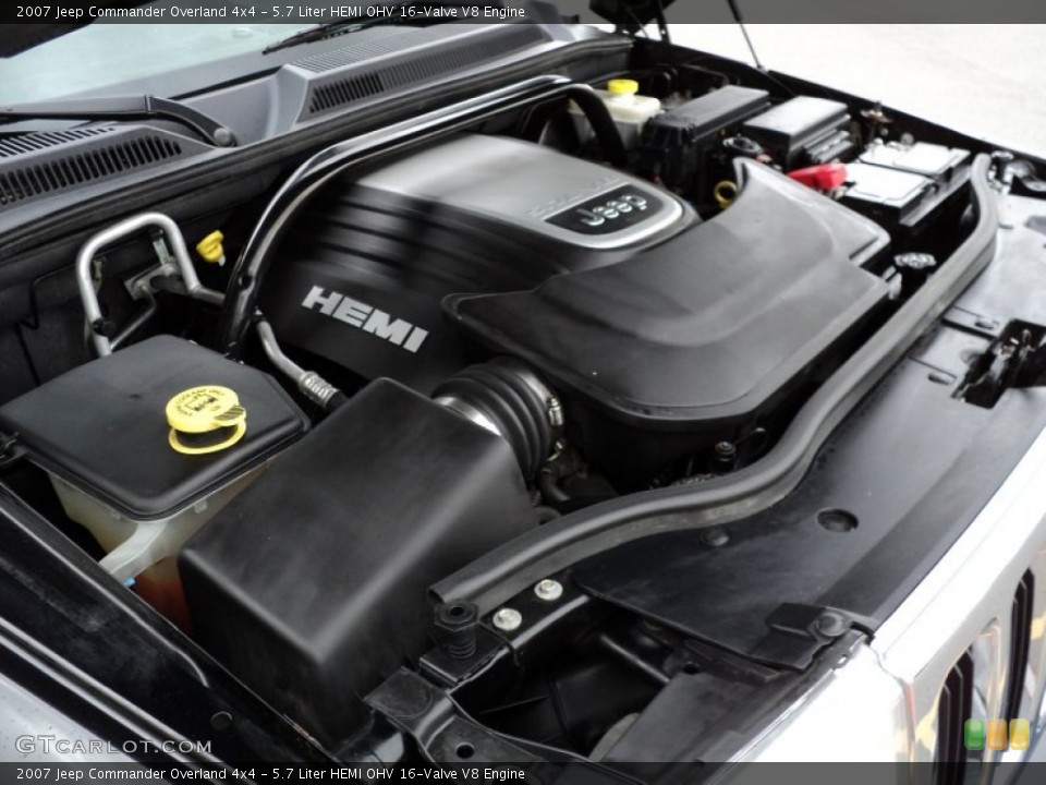 5.7 Liter HEMI OHV 16-Valve V8 Engine for the 2007 Jeep Commander #53440062
