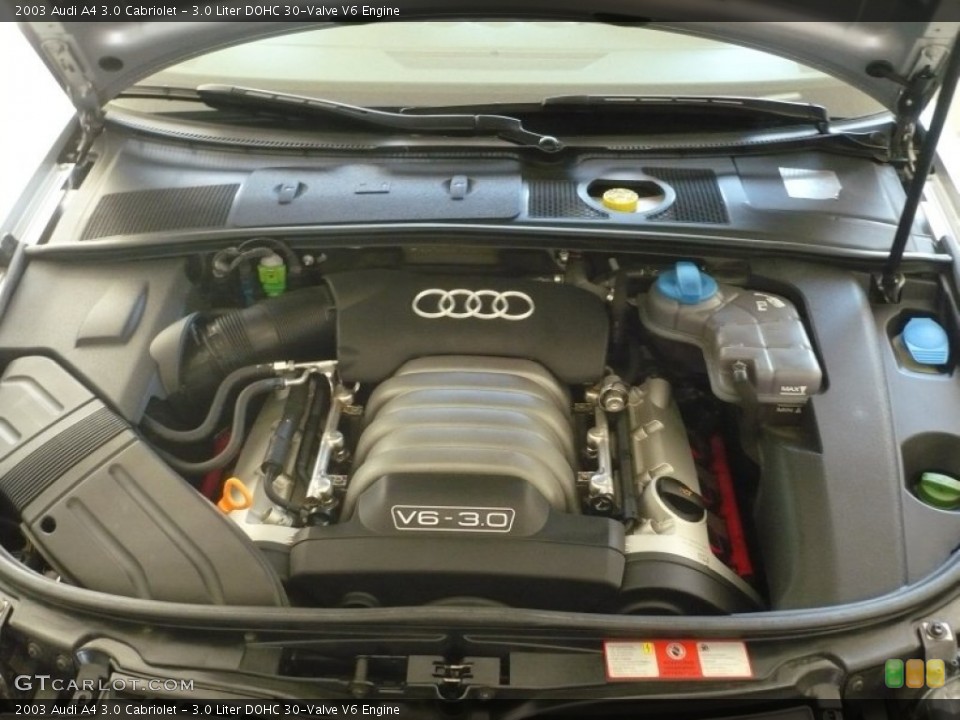 3.0 Liter DOHC 30-Valve V6 Engine for the 2003 Audi A4 #53451140