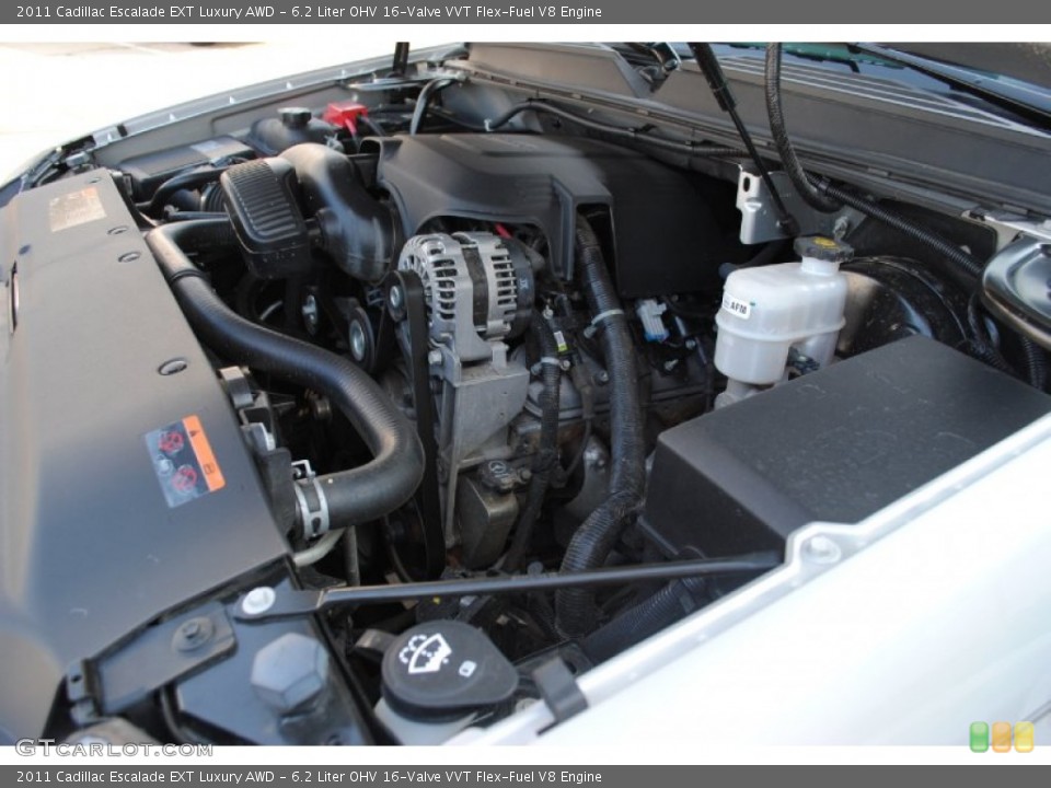 6.2 Liter OHV 16-Valve VVT Flex-Fuel V8 Engine for the 2011 Cadillac Escalade #53454681