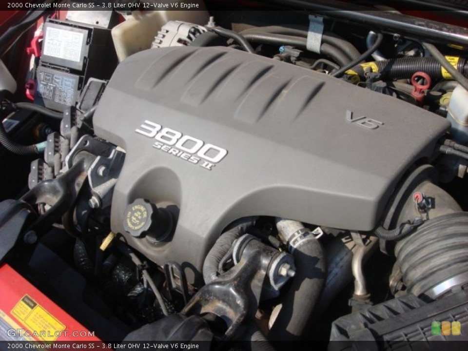 3.8 Liter OHV 12-Valve V6 Engine for the 2000 Chevrolet Monte Carlo #53455409