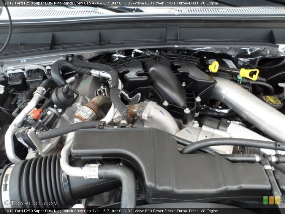 6.7 Liter OHV 32-Valve B20 Power Stroke Turbo-Diesel V8 Engine for the 2012 Ford F250 Super Duty #53456561