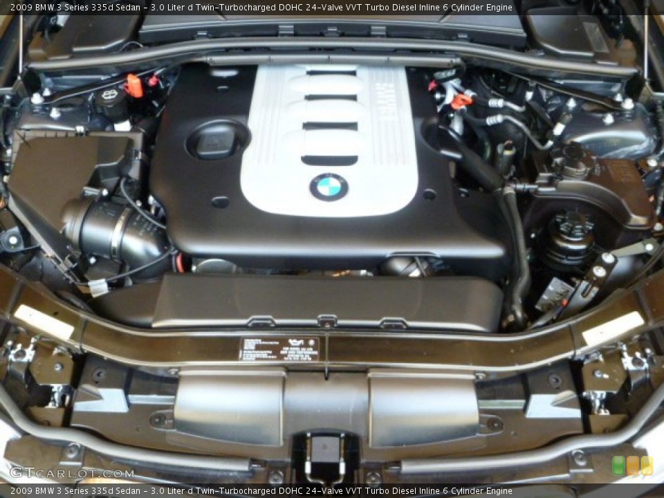 3.0 Liter d Twin-Turbocharged DOHC 24-Valve VVT Turbo Diesel Inline 6 Cylinder Engine for the 2009 BMW 3 Series #53464504