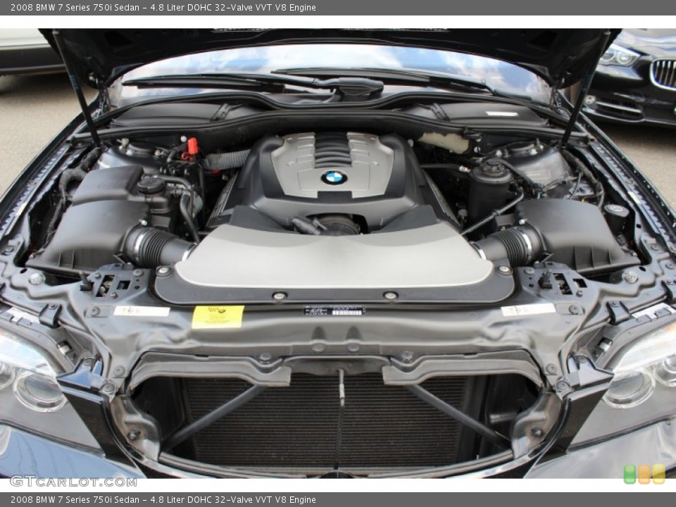 4.8 Liter DOHC 32-Valve VVT V8 Engine for the 2008 BMW 7 Series #53467202