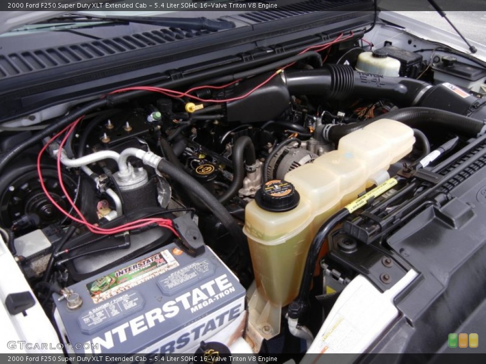 5.4 Liter SOHC 16-Valve Triton V8 Engine for the 2000 Ford F250 Super Duty #53469970