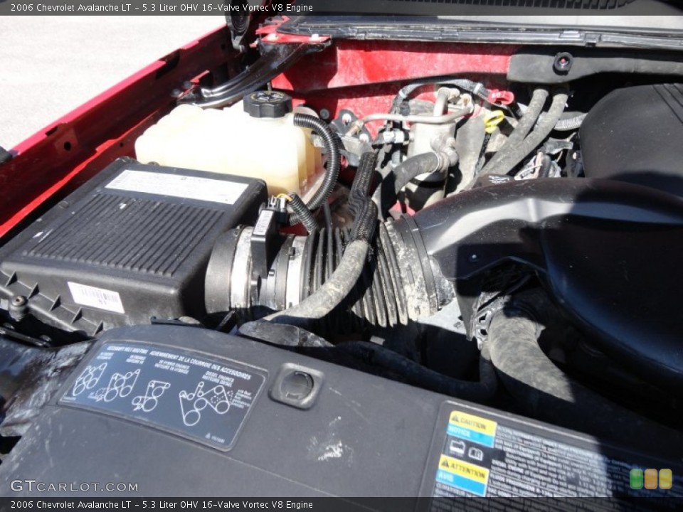 5.3 Liter OHV 16-Valve Vortec V8 Engine for the 2006 Chevrolet Avalanche #53470747