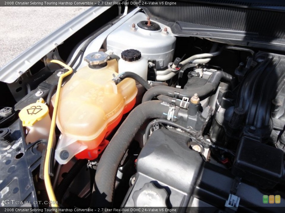 2.7 Liter Flex-Fuel DOHC 24-Valve V6 Engine for the 2008 Chrysler Sebring #53472676