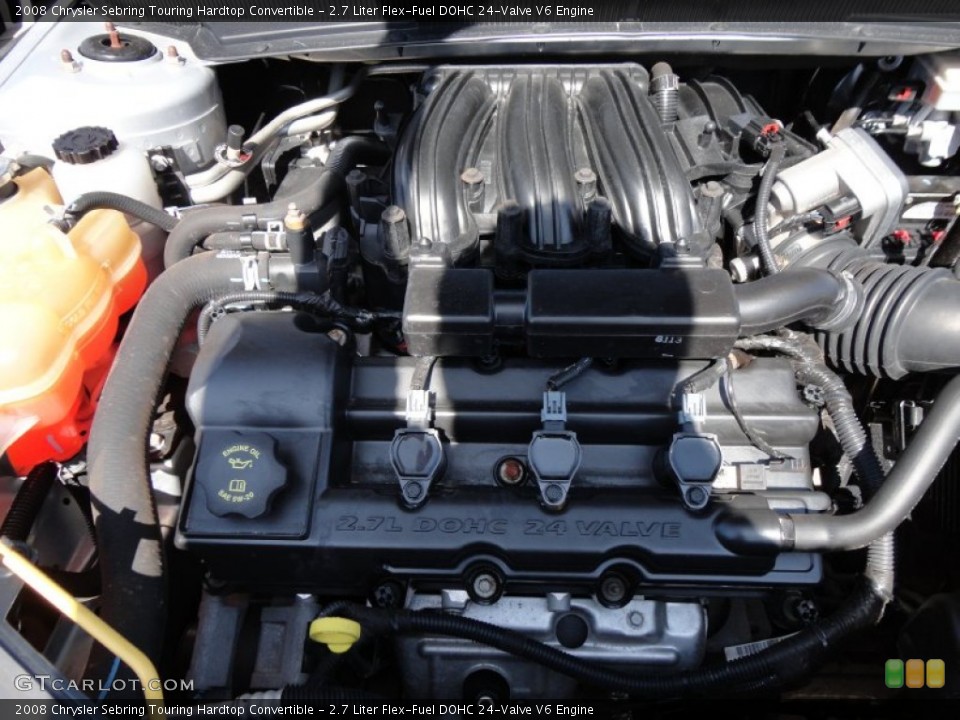2.7 Liter Flex-Fuel DOHC 24-Valve V6 Engine for the 2008 Chrysler Sebring #53472691