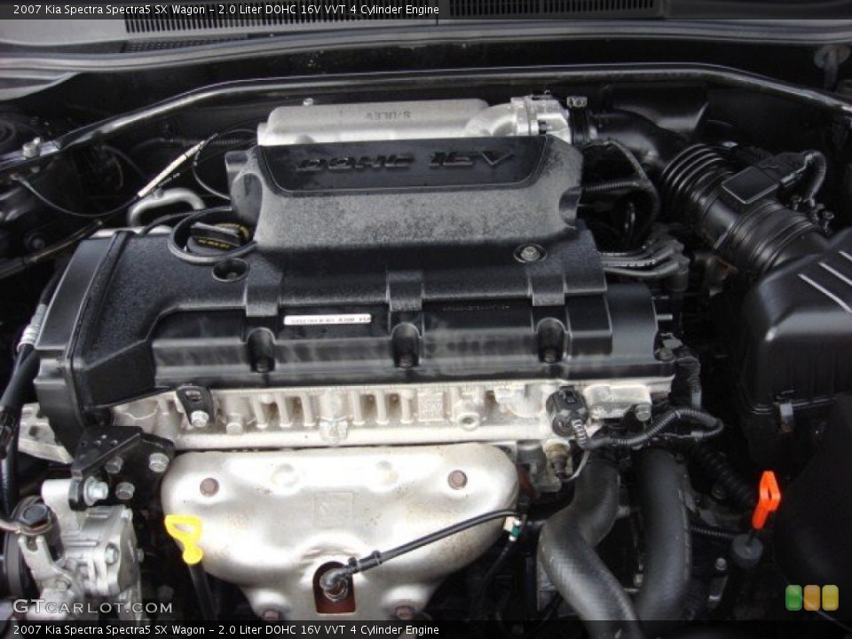 2.0 Liter DOHC 16V VVT 4 Cylinder Engine for the 2007 Kia Spectra #53474097