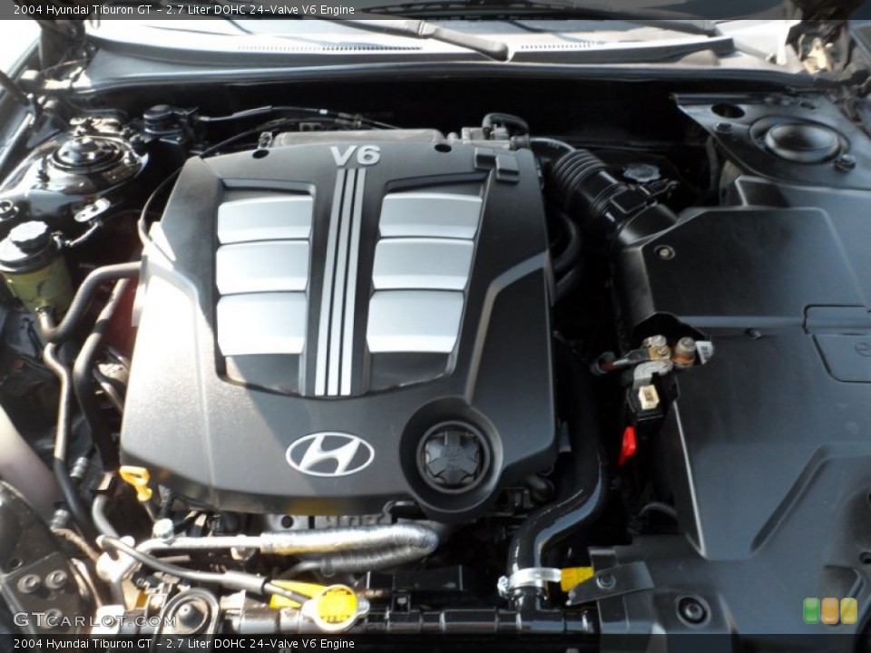 2.7 Liter DOHC 24-Valve V6 Engine for the 2004 Hyundai Tiburon #53480701