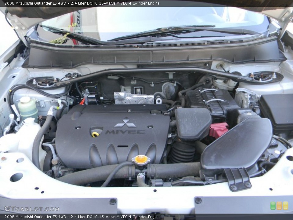 2.4 Liter DOHC 16-Valve MIVEC 4 Cylinder Engine for the 2008 Mitsubishi Outlander #53484070
