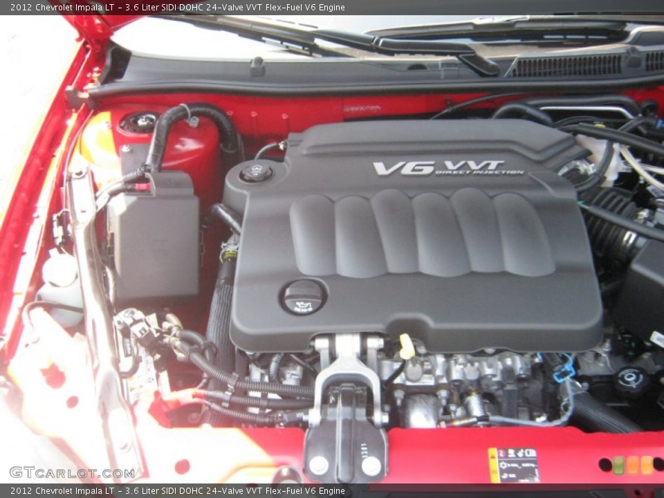 3.6 Liter SIDI DOHC 24-Valve VVT Flex-Fuel V6 Engine for the 2012 Chevrolet Impala #53485141