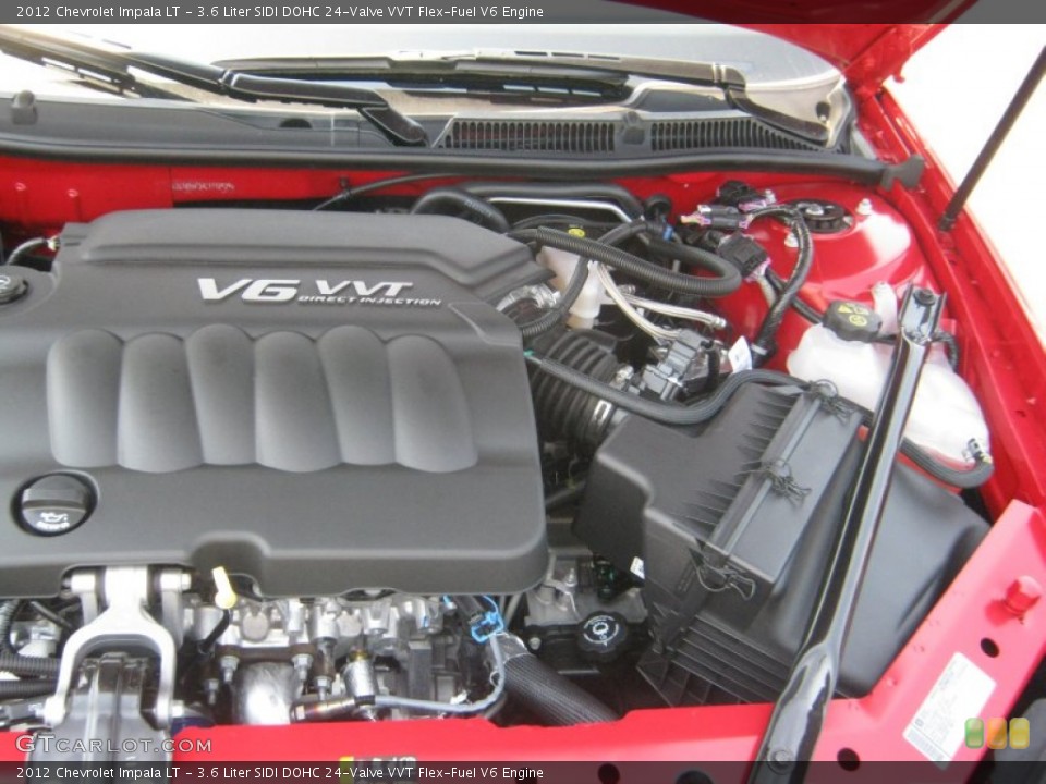 3.6 Liter SIDI DOHC 24-Valve VVT Flex-Fuel V6 Engine for the 2012 Chevrolet Impala #53485157