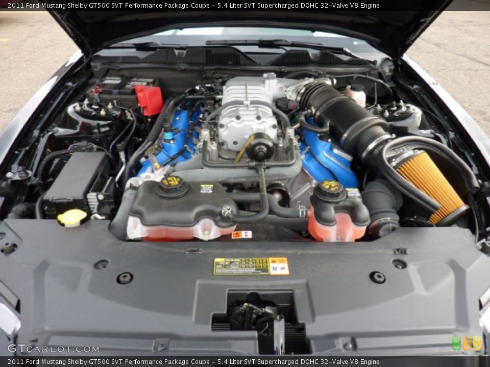 5.4 Liter SVT Supercharged DOHC 32-Valve V8 Engine for the 2011 Ford Mustang #53492573