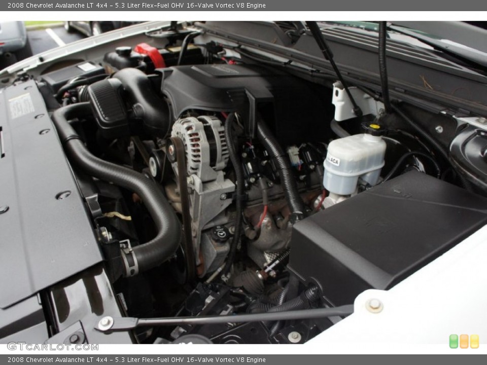 5.3 Liter Flex-Fuel OHV 16-Valve Vortec V8 Engine for the 2008 Chevrolet Avalanche #53495060