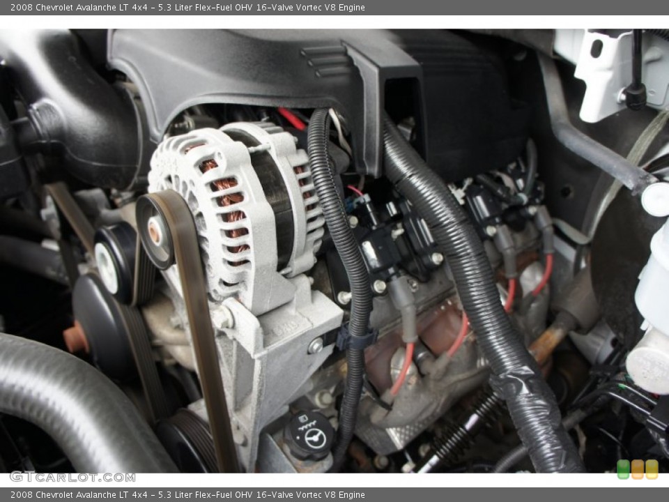 5.3 Liter Flex-Fuel OHV 16-Valve Vortec V8 Engine for the 2008 Chevrolet Avalanche #53495089