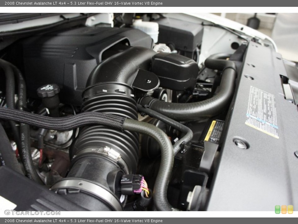 5.3 Liter Flex-Fuel OHV 16-Valve Vortec V8 Engine for the 2008 Chevrolet Avalanche #53495120