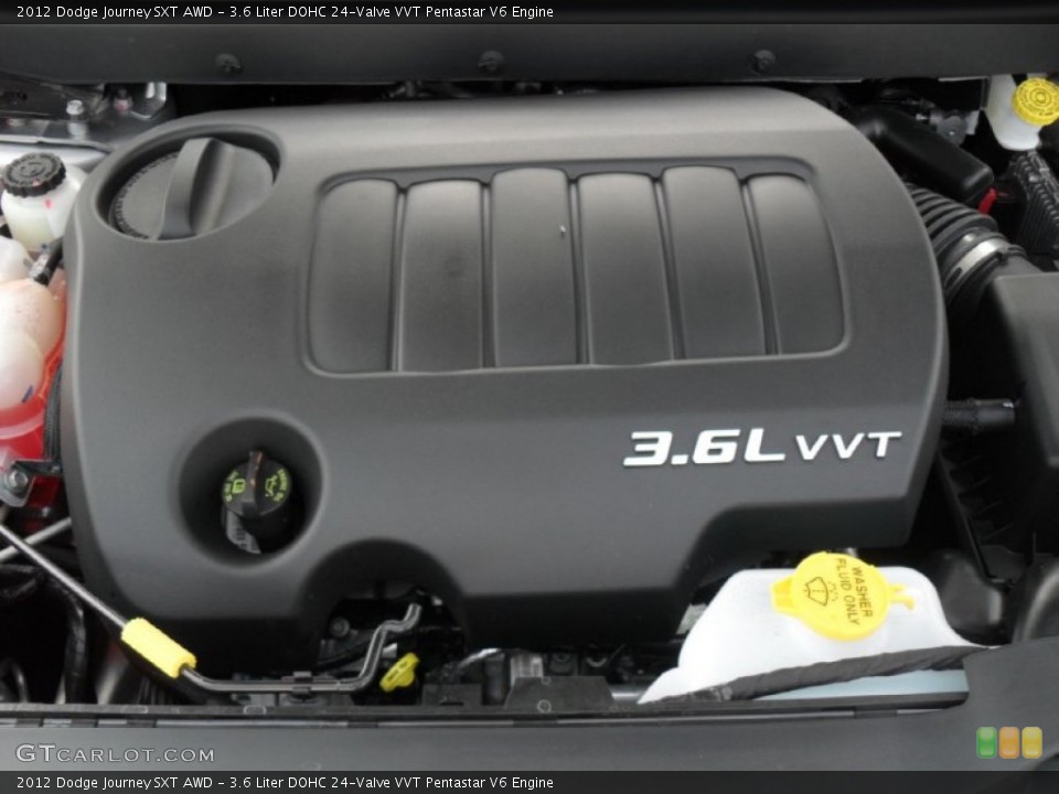 3.6 Liter DOHC 24-Valve VVT Pentastar V6 Engine for the 2012 Dodge Journey #53503642