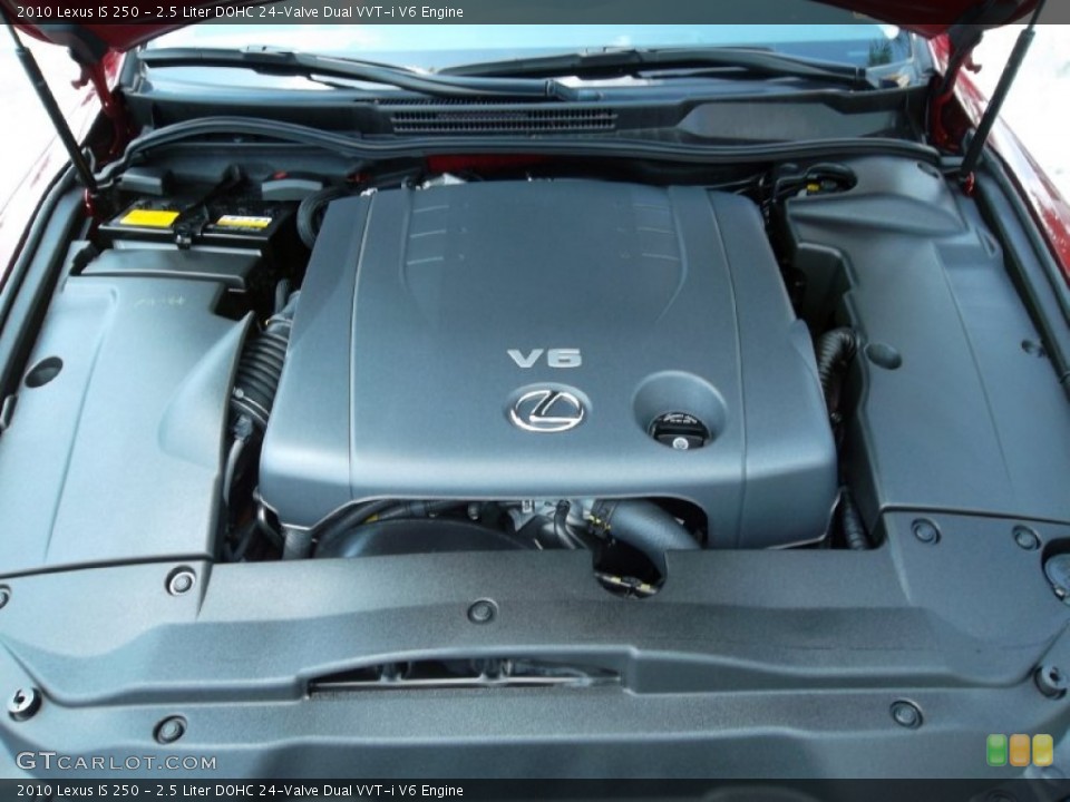 2.5 Liter DOHC 24-Valve Dual VVT-i V6 Engine for the 2010 Lexus IS #53504764