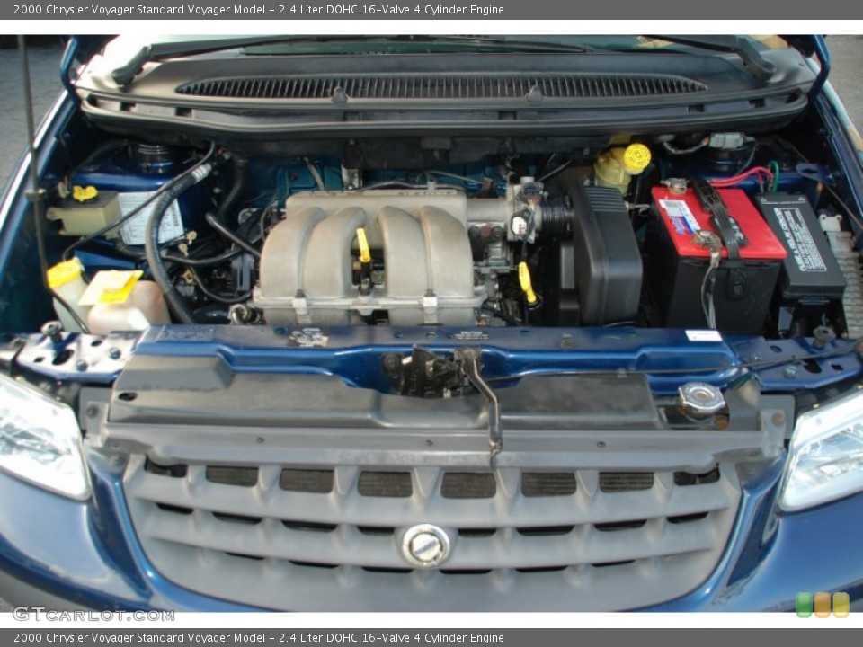 2.4 Liter DOHC 16-Valve 4 Cylinder 2000 Chrysler Voyager Engine