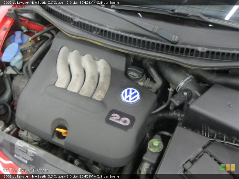 2.0 Liter SOHC 8V 4 Cylinder Engine for the 2002 Volkswagen New Beetle #53512126