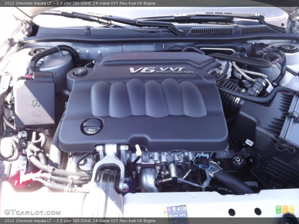 3.6 Liter SIDI DOHC 24-Valve VVT Flex-Fuel V6 Engine for the 2012 Chevrolet Impala #53519485