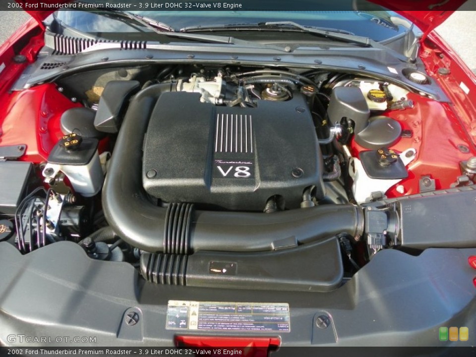 3.9 Liter DOHC 32-Valve V8 Engine for the 2002 Ford Thunderbird #53521571