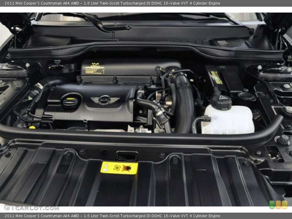 1.6 Liter Twin-Scroll Turbocharged DI DOHC 16-Valve VVT 4 Cylinder Engine for the 2011 Mini Cooper #53533928