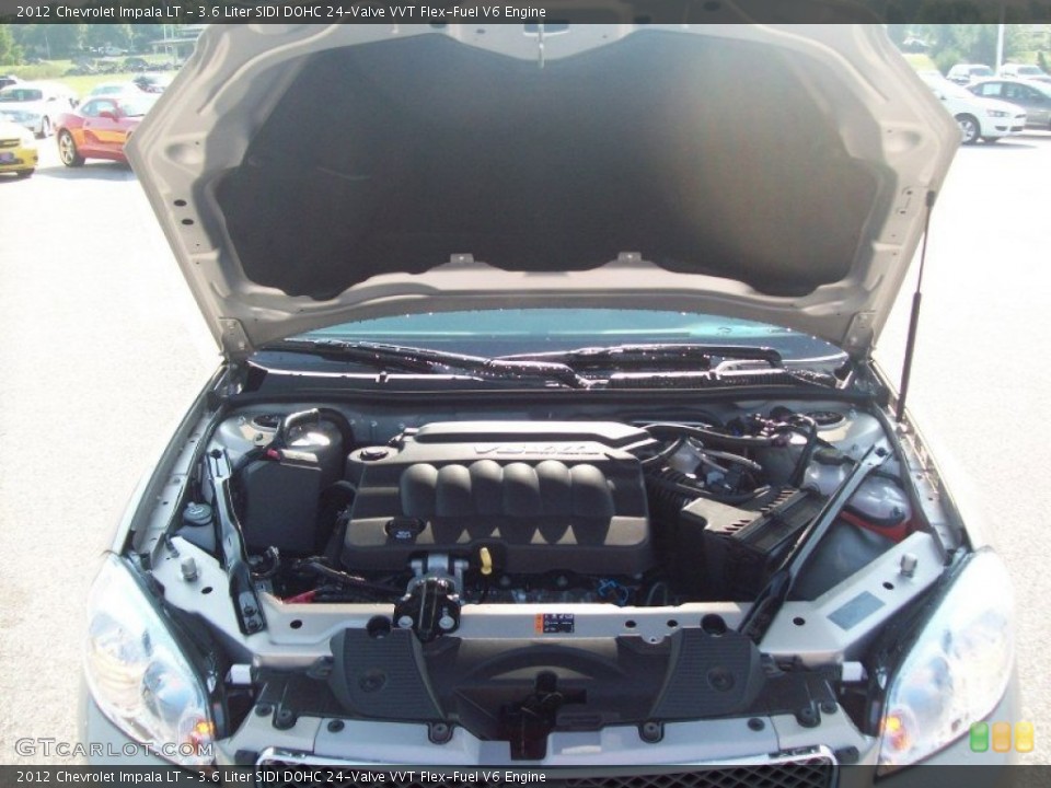 3.6 Liter SIDI DOHC 24-Valve VVT Flex-Fuel V6 Engine for the 2012 Chevrolet Impala #53534268