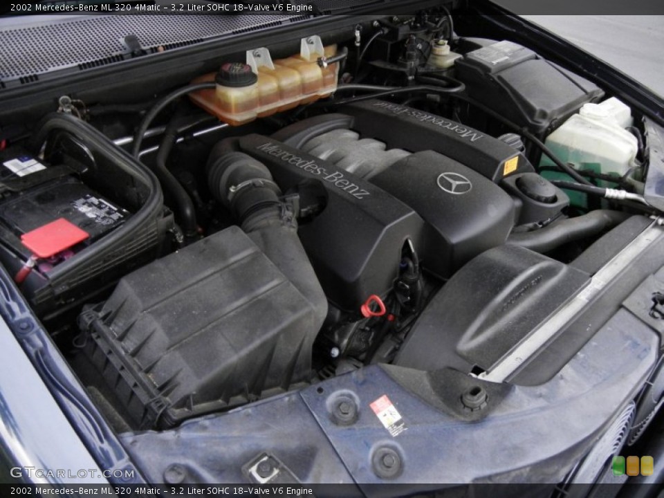 3.2 Liter SOHC 18-Valve V6 Engine for the 2002 Mercedes-Benz ML #53535284