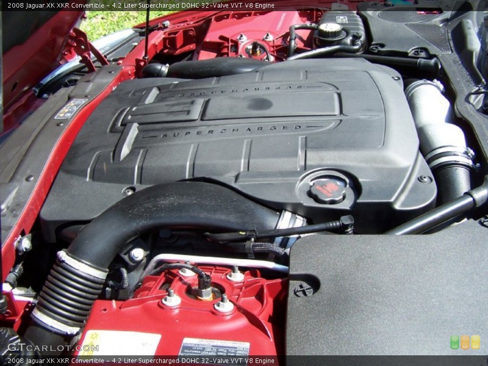 4.2 Liter Supercharged DOHC 32-Valve VVT V8 Engine for the 2008 Jaguar XK #53539647