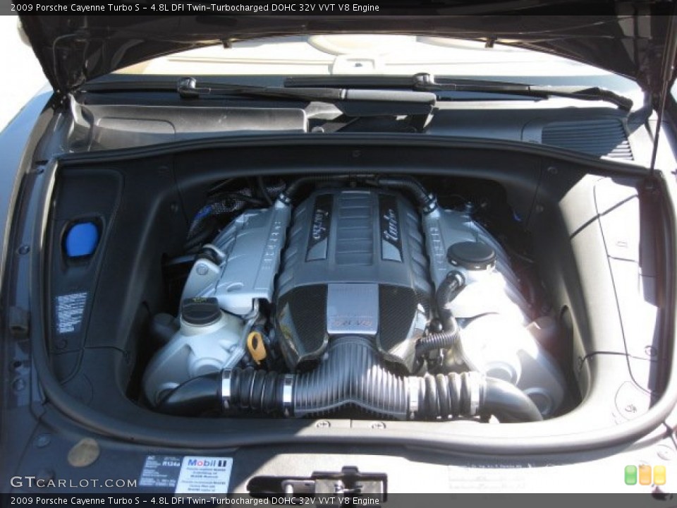 4.8L DFI Twin-Turbocharged DOHC 32V VVT V8 Engine for the 2009 Porsche Cayenne #53542247