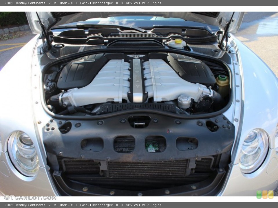 6.0L Twin-Turbocharged DOHC 48V VVT W12 Engine for the 2005 Bentley Continental GT #53546534