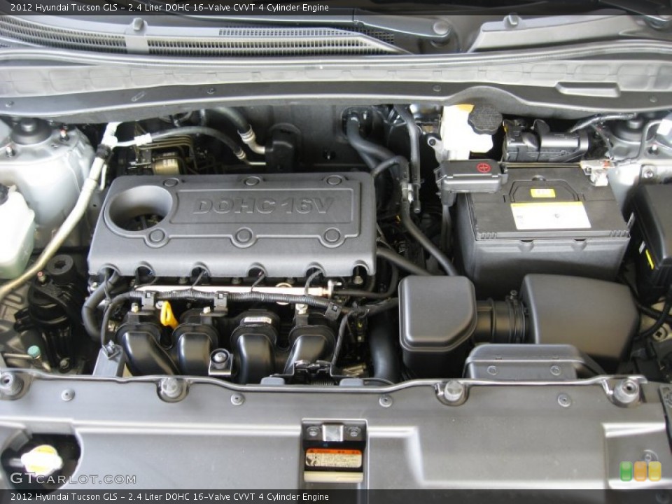 2.4 Liter DOHC 16-Valve CVVT 4 Cylinder Engine for the 2012 Hyundai Tucson #53549604