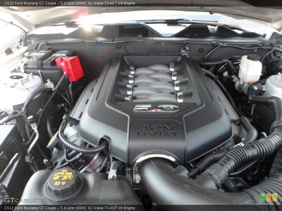 5.0 Liter DOHC 32-Valve Ti-VCT V8 Engine for the 2012 Ford Mustang #53555541