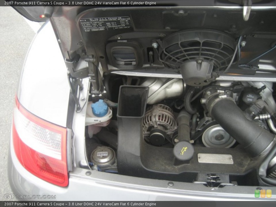 3.8 Liter DOHC 24V VarioCam Flat 6 Cylinder Engine for the 2007 Porsche 911 #53558736