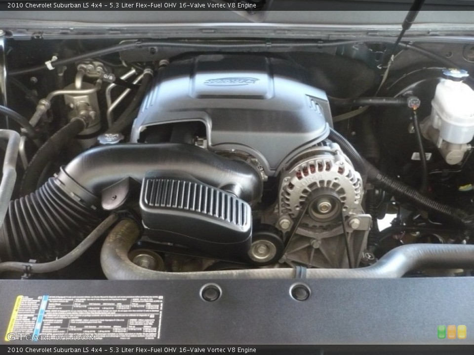 5.3 Liter Flex-Fuel OHV 16-Valve Vortec V8 Engine for the 2010 Chevrolet Suburban #53563128